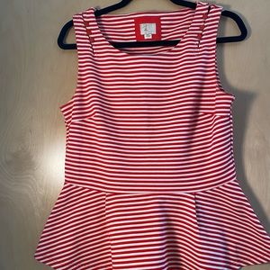 Anthropologie peplum tank